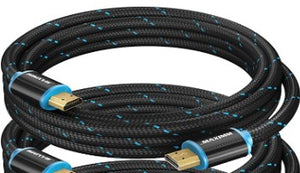 HDMI Cable 4K Ultra HD Nylon Braided HDMI 2.0 Cable