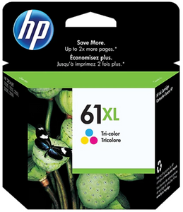 HP 61XL Black or Tricolor Ink Cartridge, High Yield