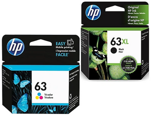 HP 63XL Black/63 Color Ink Cartridges