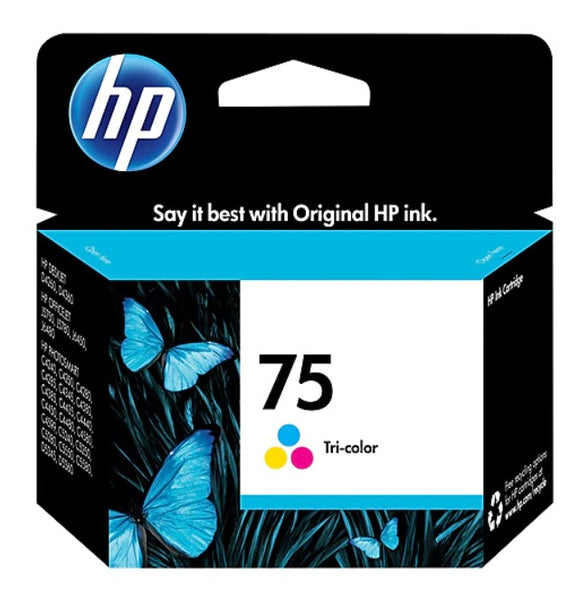 HP 75 Tri-Color Standard Yield Ink Cartridge