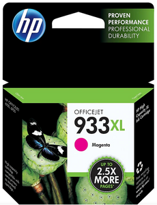 HP 933XL Magenta Ink Cartridge (CN055AN), High Yield