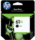 HP 61XL Black or Tricolor Ink Cartridge, High Yield