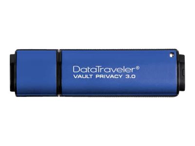 KINGSTON DATATRAVELER VAULT PRIVACY 3.0 - USB FLASH DRIVE  (Choose Your Size)