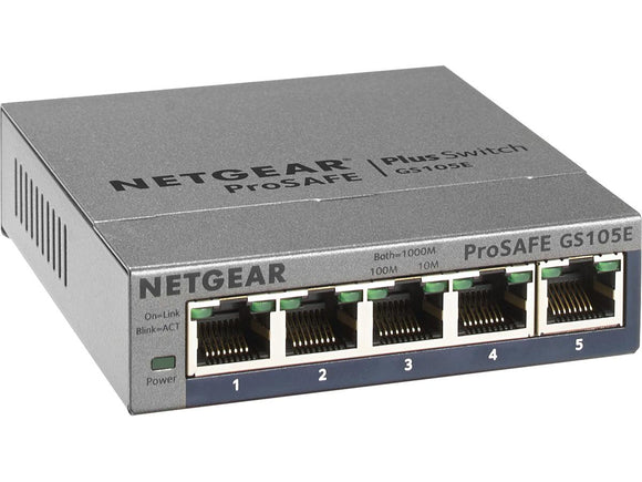 Netgear ProSAFE Plus 5 Port Gigabit Switch