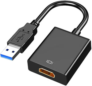 USB to HDMI Adapter, USB 3.0/2.0 to HDMI Cable Multi-Display Video Converter