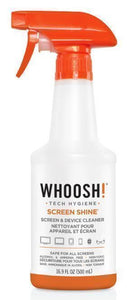 WHOOSH! Screen Shine Pro (16.9 fl oz / 500 mL) + Bonus GIANT Cleaning Cloth