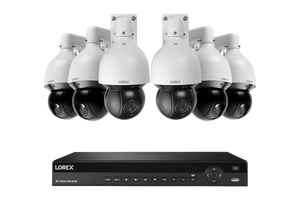 Lorex 4K 16-Channel 3TB Wired NVR System with 6 PTZ Cameras