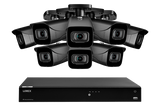 Lorex Fusion 4K 16-Channel 3TB Wired NVR System with IP Bullet Cameras