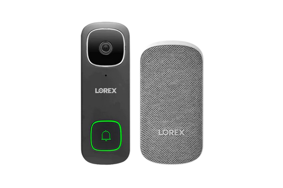 Lorex 2K Wired Video Doorbell with Wi-Fi Chime Kit