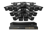 Lorex 4K 32-Channel 8TB Wired NVR System with Nocturnal 4 Smart IP Bullet Cameras Featuring Motorized Varifocal Lens, Vandal Resistant and 30FPS Recording