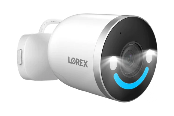 Lorex 4K Spotlight Indoor/Outdoor Wi-Fi 6 Security Camera with Smart Security Lighting