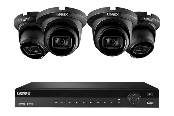 Lorex Nocturnal 3 4K 16-Channel 4TB NVR System with Smart IP Dome Security Cameras with Listen-In Audio and 30FPS