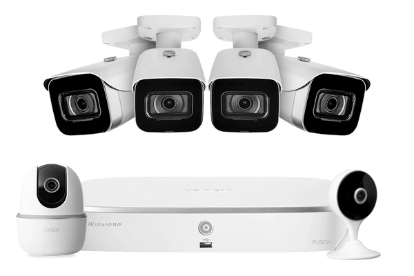 Pan Tilt Lorex Security Cameras Amazon Lorex Fusion 4K 16-Channel